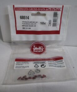 LGB Spur G 68514 Steckglühlampe Rot, 24V 10 Stück m.OVP WZ1898