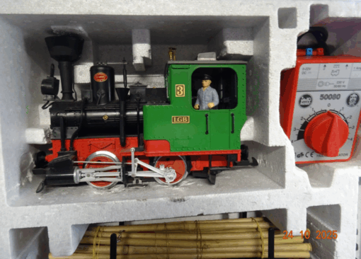 LGB Spur G 71968 Startpackung mit Güterzug und Trafo in OVP JL3825 – Bild 3