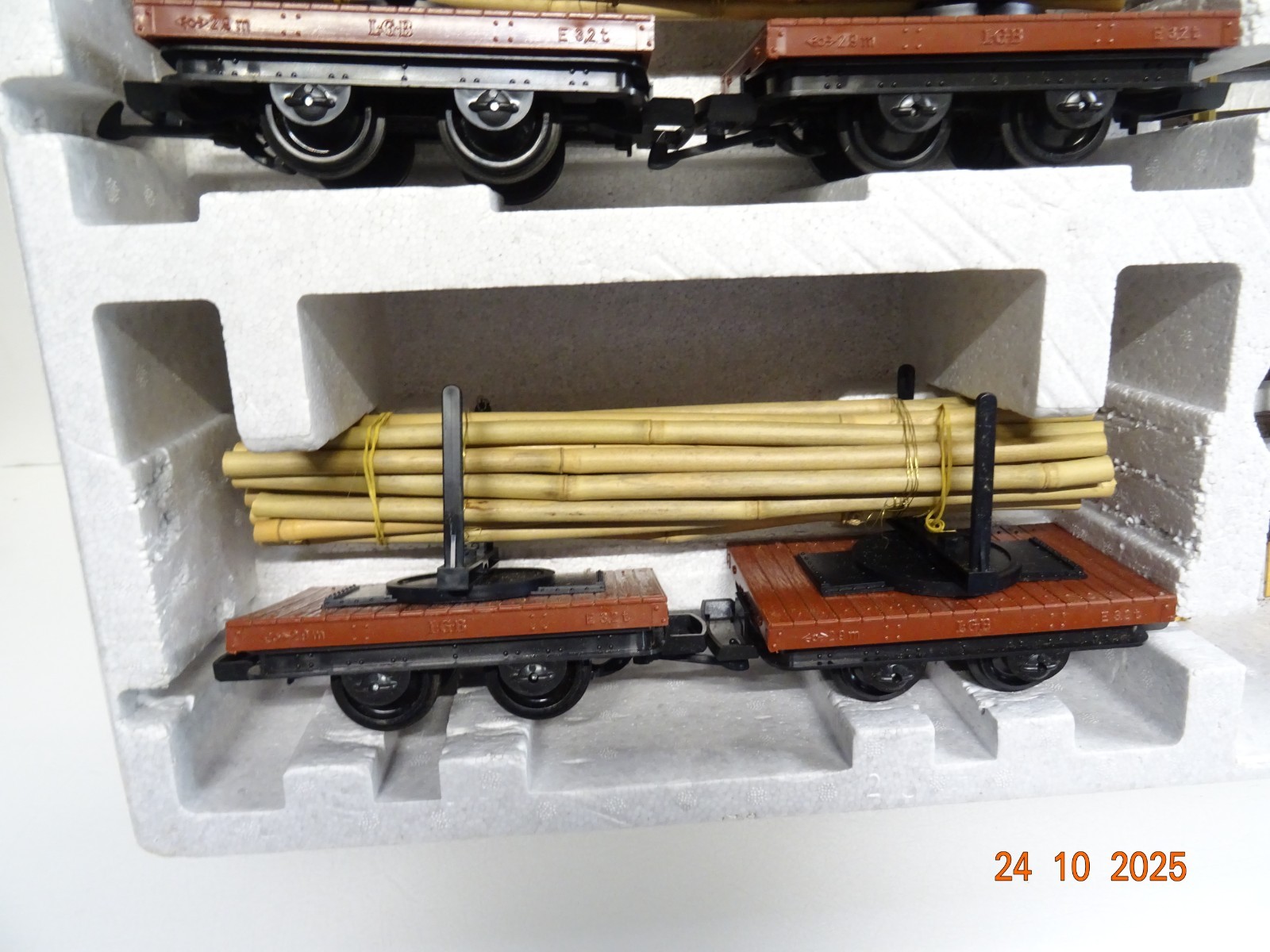 LGB Spur G 71968 Startpackung mit Güterzug und Trafo in OVP JL3825 – Bild 5