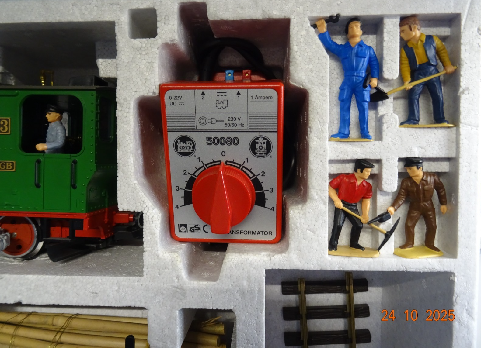 LGB Spur G 71968 Startpackung mit Güterzug und Trafo in OVP JL3825 – Bild 6