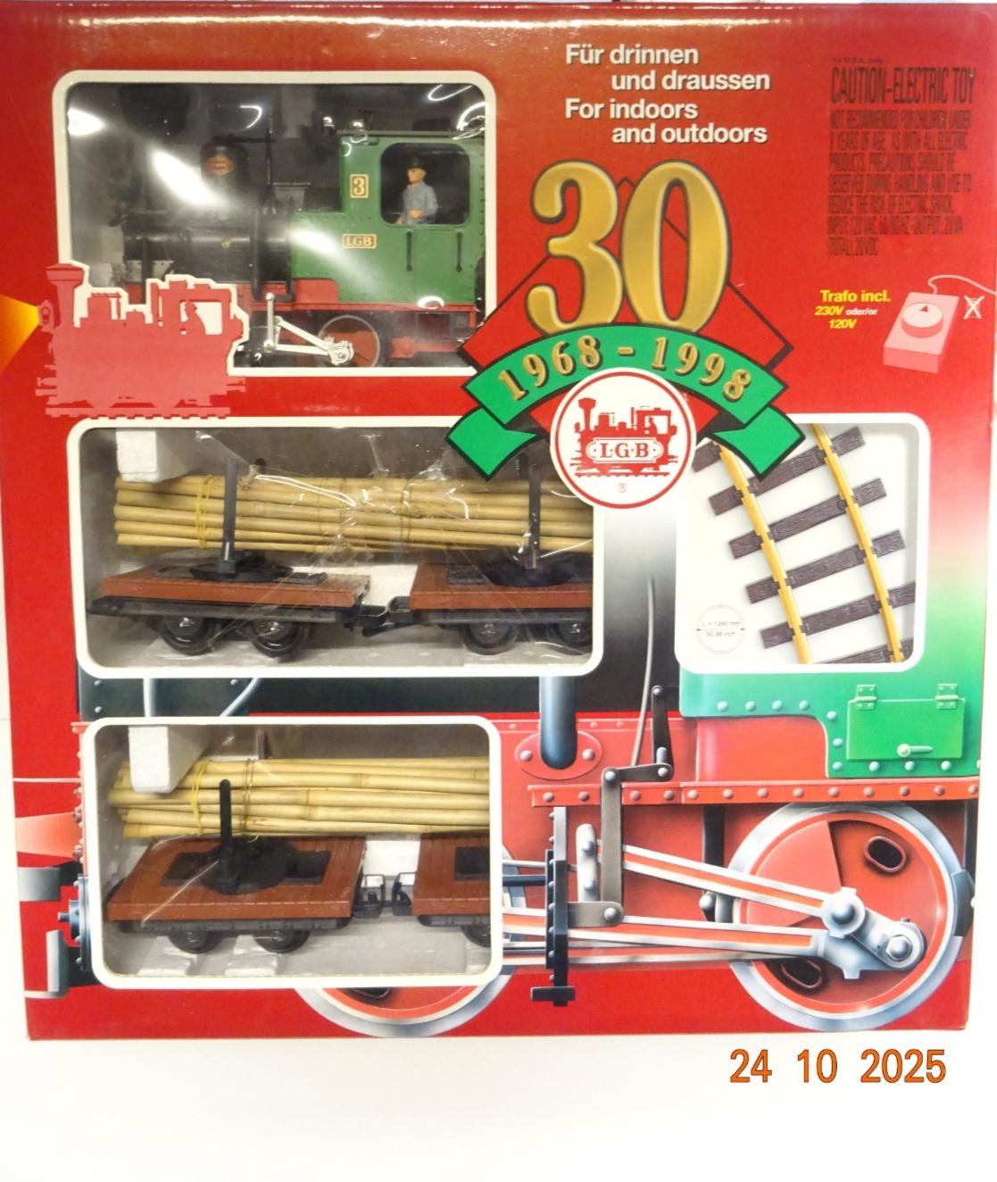LGB Spur G 71968 Startpackung mit Güterzug und Trafo in OVP JL3825 – Bild 8