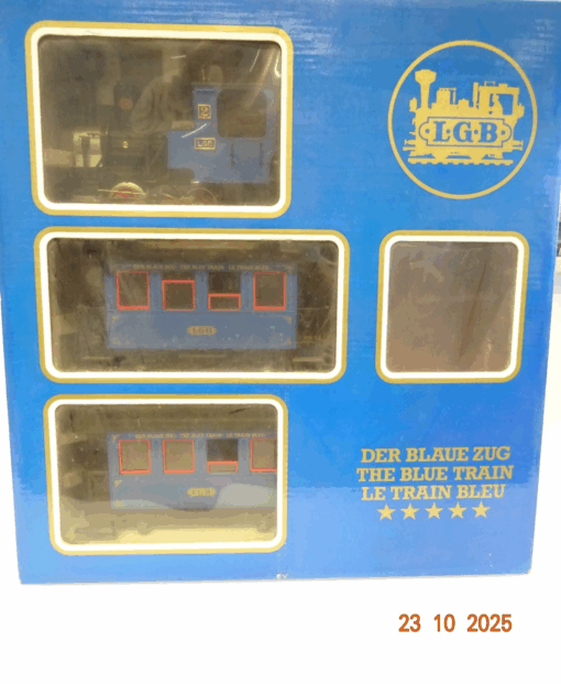 LGB Spur G Zugset Der blaue Zug 3tlg. ohne Zubehör in OVP JL3785 – Bild 3