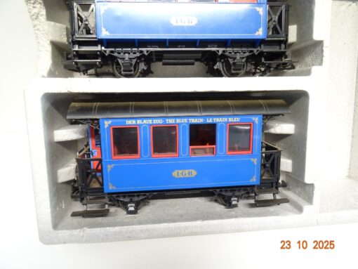LGB Spur G Zugset Der blaue Zug 3tlg. ohne Zubehör in OVP JL3785 – Bild 6