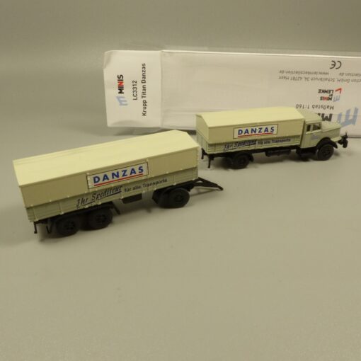 Lemke Minis 1:160 LC3312 Krupp Titan Hängerzug DANZAS in OVP EX6381 – Bild 3