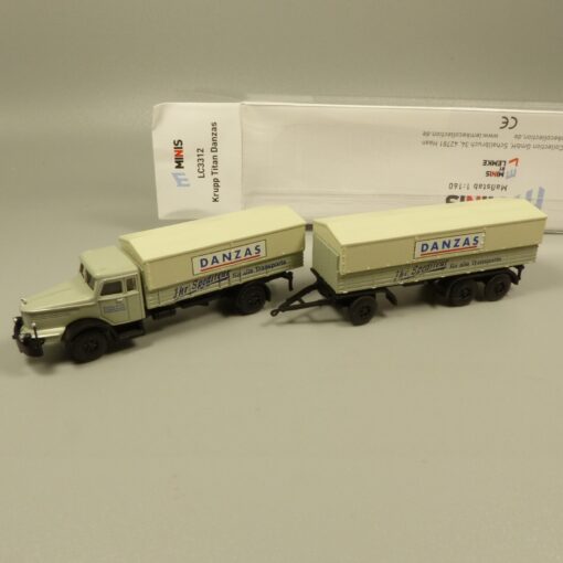 Lemke Minis 1:160 LC3312 Krupp Titan Hängerzug DANZAS in OVP EX6381