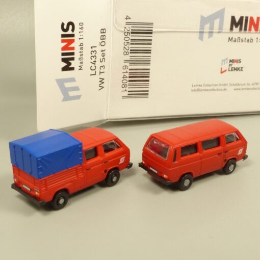 Lemke Minis 1:160 LC4331 VW T3 Set ÖBB in OVP EX6172 – Bild 3