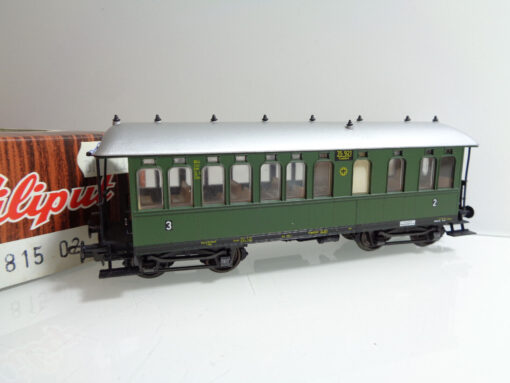 Liliput H0 815 02 AC Langenschwalber Personenwagen 3.Kl. der DR in OVP JD3659