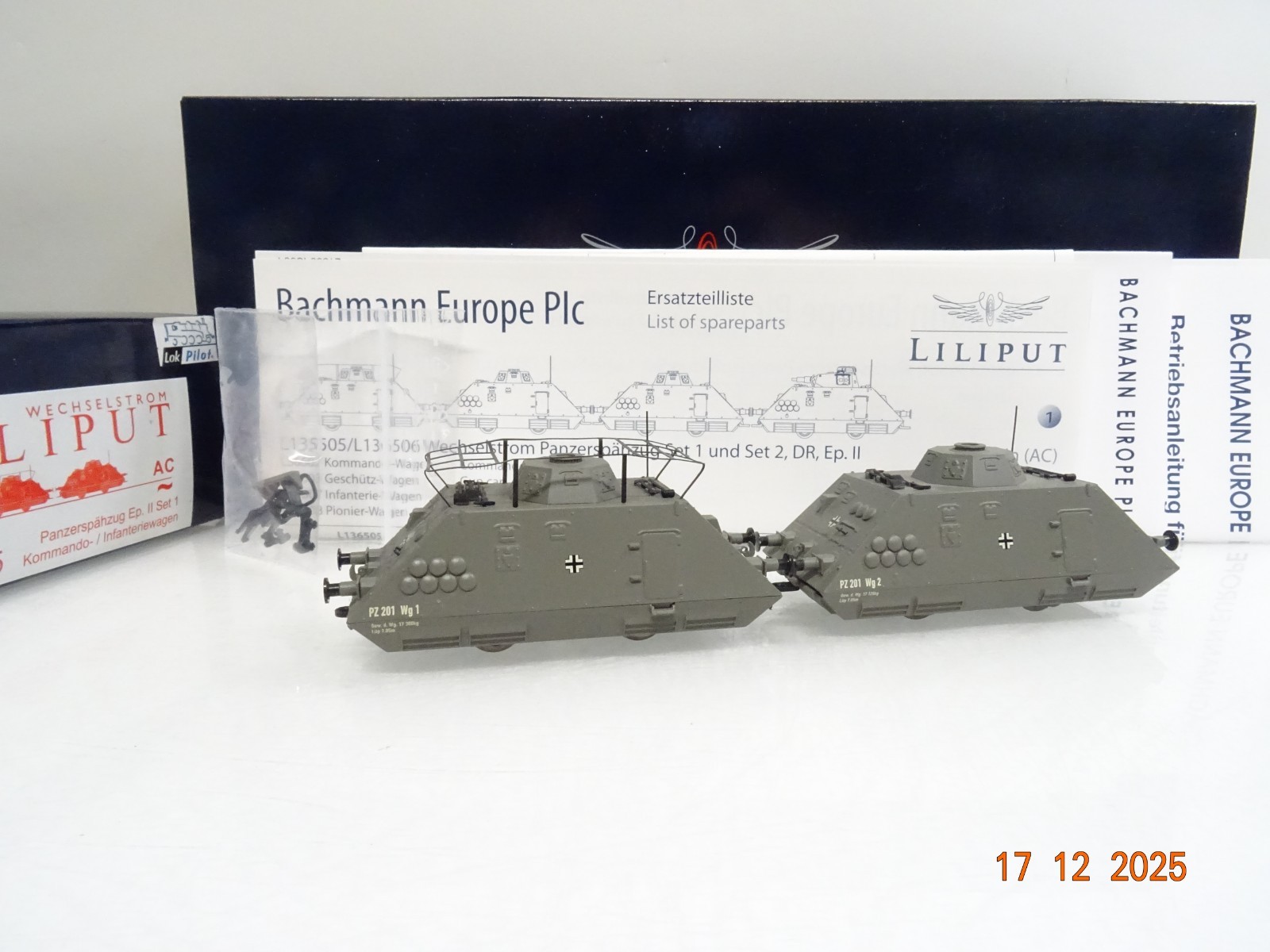 Liliput H0 L136505 AC Panzerspähzug Set 1 mit Antrieb Digital in OVP JL5169