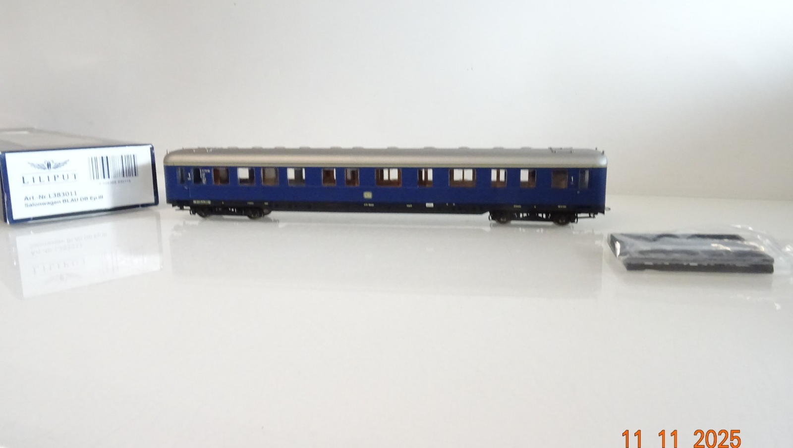 Liliput H0 L383011 Salonwagen blau 1. Kl. der DB in OVP BH1073