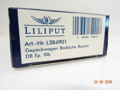 Liliput H0 L384901 Gepäckwagen Badische Bauart der DB in OVP JL3103 – Bild 5