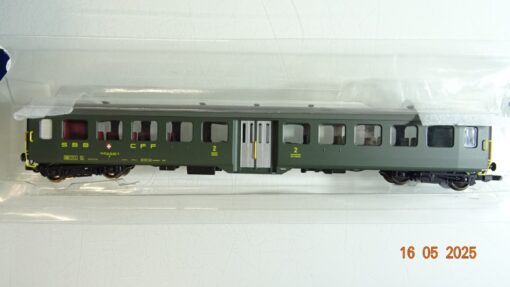 Liliput H0 L387704 Leichtstahlwagen 2.Kl. der SBB in OVP PR7727 – Bild 3