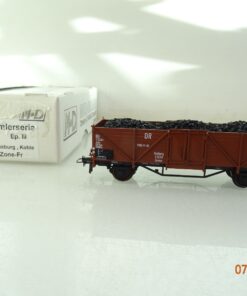 M+D H0 121 Hochbordwagen mit Kohle der DR Zone-Fr in OVP PR5066