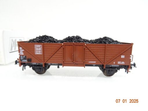 M+D H0 127 Hochbordwagen mit Kohle der EUROP-SAAR in OVP PR5075 – Bild 3