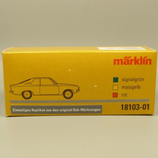 Märklin 1:43 18103-01 Opel Manta A signalgrün in OVP EX3826 – Bild 4