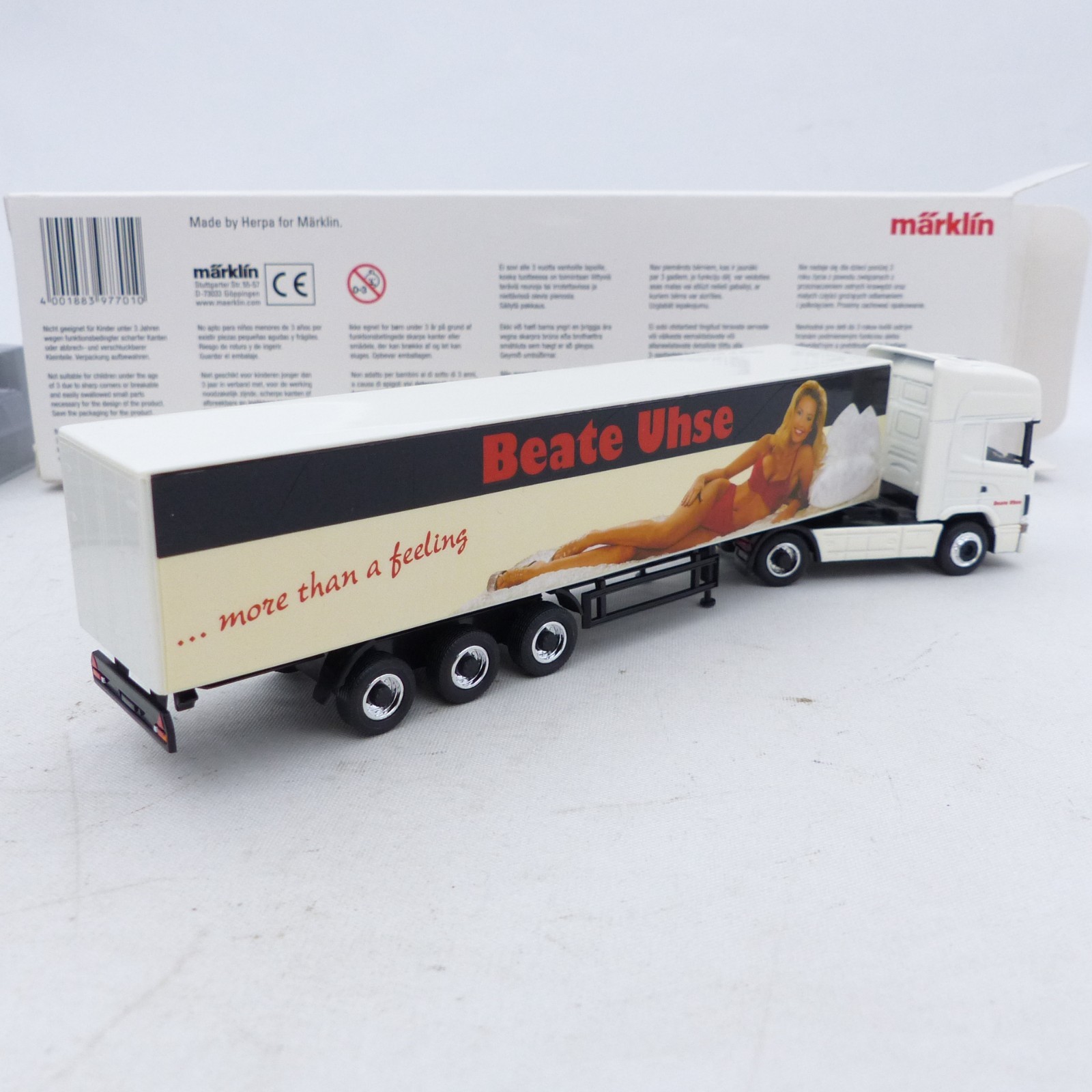 Märklin 1:87 H0 47415-10 Scania Sattelzug Beate Uhse in OVP EX8500 – Bild 3