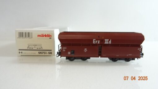 Märklin H0 00751-08 Selbstentladewagen Erz IIId der DB in OVP PR6972