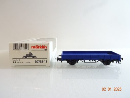 Märklin H0 00758-13 Niederbordwagen des THW in OVP CK5082