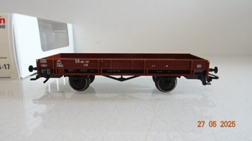 Märklin H0 00761-17 Niederbordwagen ohne Lieferwagen der DB in OVP PR8081 – Bild 4