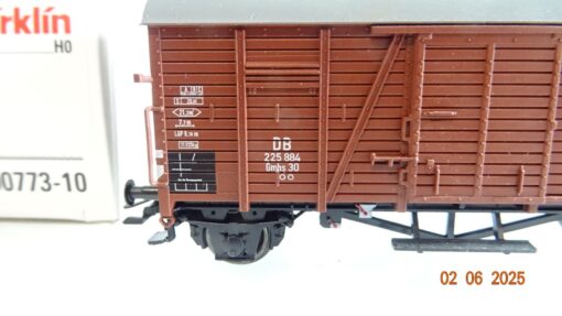 Märklin H0 00773-10 gedeckter Güterwagen der DB in OVP PR8111 – Bild 3
