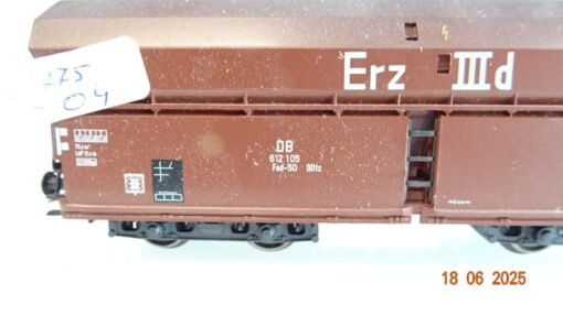 Märklin H0 00775-04 Selbstentladewagen Erz IIId der DB PR8568 o. – Bild 3