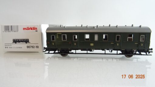 Märklin H0 00792-10 Abteilwagen 2. Kl. der DB in OVP PR8480