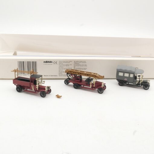 Märklin H0 1890 3er-Set Oldtimer-Einsatzfahrzeuge in OVP RR1392 – Bild 4