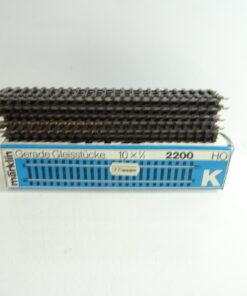 Märklin H0 2200 K Gleis gerade 10 Stück siehe Foto in OVP CK7255