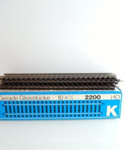 Märklin H0 2200 K Gleis gerade 6 Stück siehe Foto in OVP PK2557