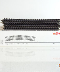 Märklin H0 2221 K-Gleis gebogene Gleisstücke 10x1/1 R360mm in OVP CK3419