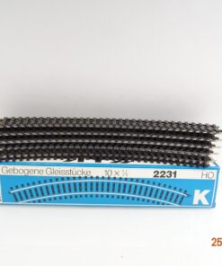 Märklin H0 2231 K gebogenes Gleis 10Stück siehe Foto in OVP PK23
