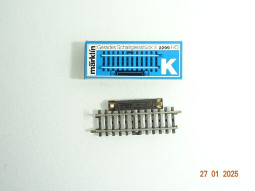 Märklin H0 2299 K Gleis Schalt Gleis gerade 1/2=90mm in OVP CK5591