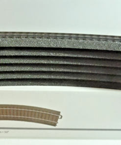 Märklin H0 24230 Gebogenes Gleis Radius 2=437,5 mm 30° 6 Stück in OVP PK2949
