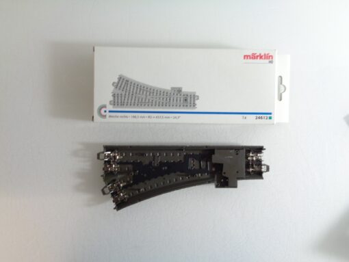 Märklin H0 24612 C Gleis Weiche rechts siehe Foto in OVP PK1486 – Bild 3