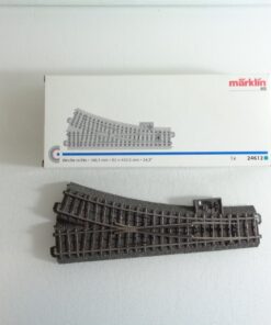 Märklin H0 24612 C Gleis Weiche rechts siehe Foto in OVP PK1486