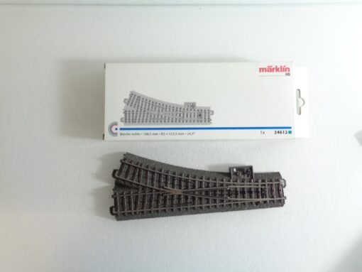 Märklin H0 24612 C Gleis Weiche rechts siehe Foto in OVP PK1486