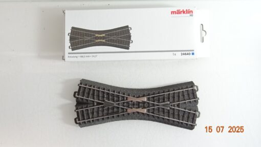 Märklin H0 24640 C-Gleis Kreuzung 188,3 mm siehe Foto in OVP CK9644