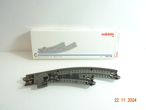 Märklin H0 24671 C-Gleis Bogenweiche links siehe Foto CK4321 – Bild 3