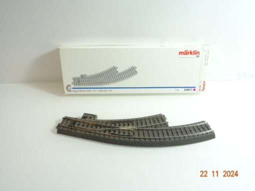 Märklin H0 24671 C-Gleis Bogenweiche links siehe Foto CK4321