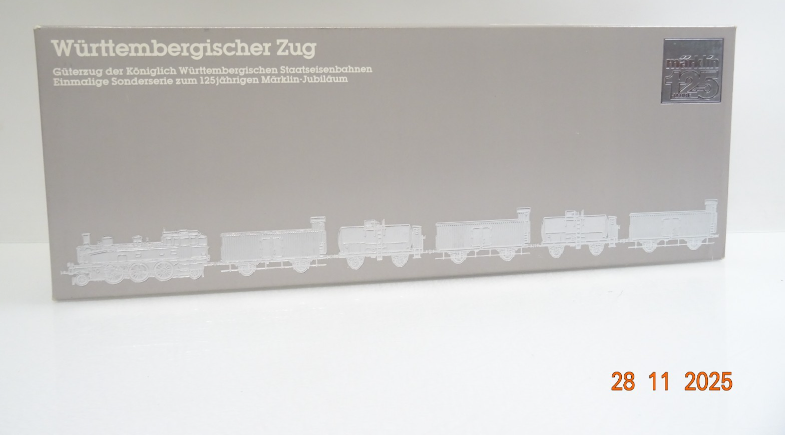Märklin H0 2857 Württembergischer Zug 6tlg. 125 Jahre Märklin in OVP JL4773 – Bild 5