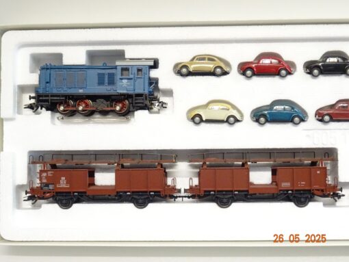 Märklin H0 28631 Autotransportzug VW Werk Delta mit 16 PKW in OVP JL743 – Bild 4