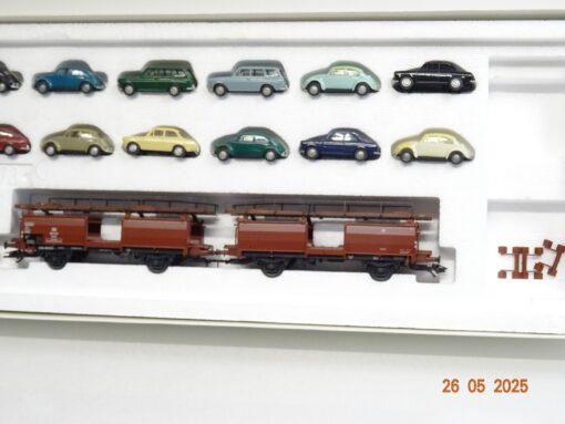 Märklin H0 28631 Autotransportzug VW Werk Delta mit 16 PKW in OVP JL743 – Bild 5