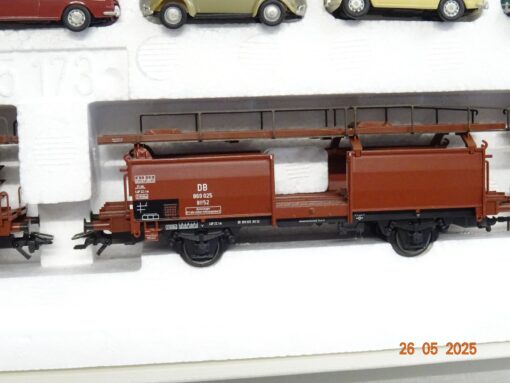 Märklin H0 28631 Autotransportzug VW Werk Delta mit 16 PKW in OVP JL743 – Bild 7