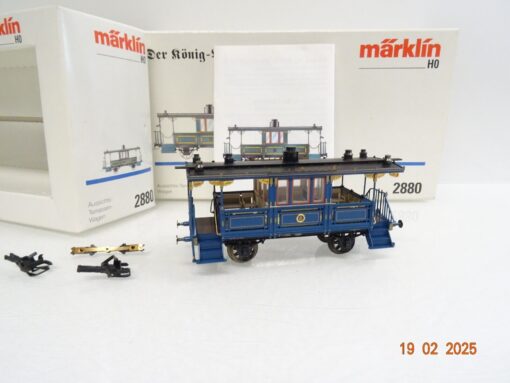 Märklin H0 2880 Aussichts-Wagen König-Ludwig-Zug in OVP LE8755