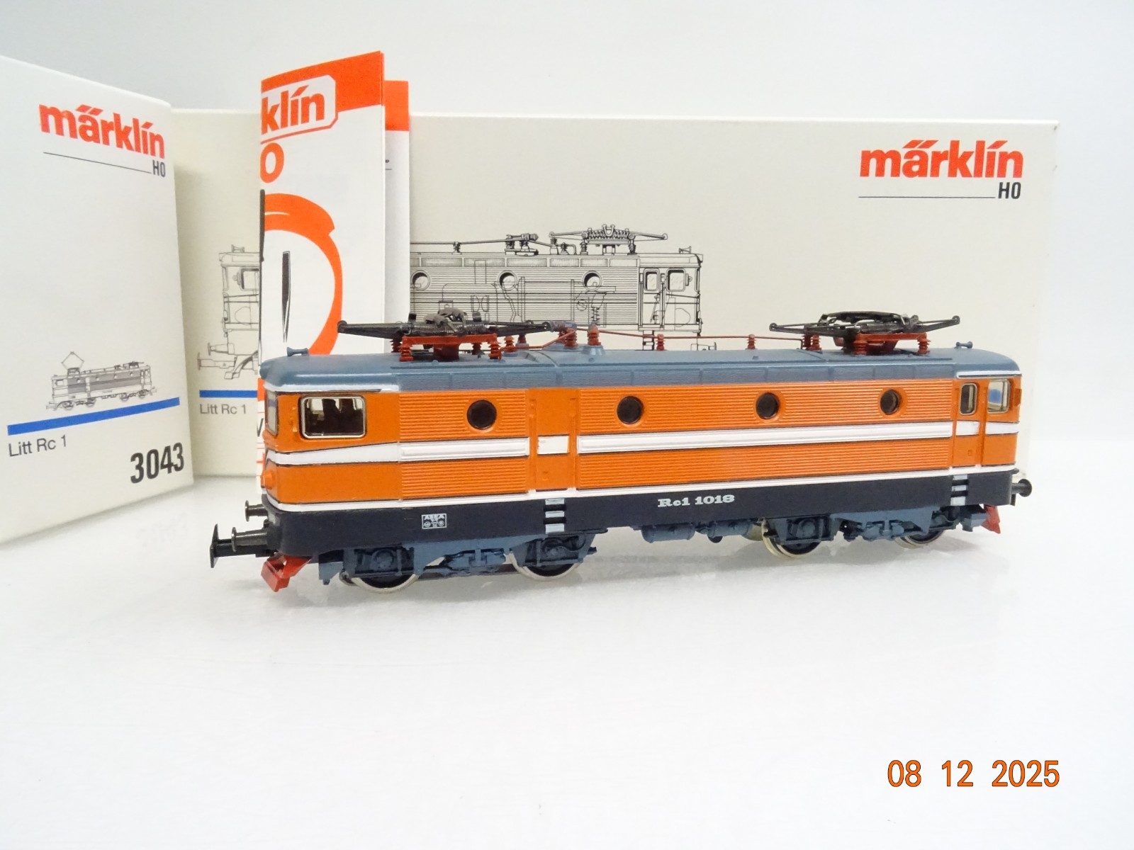 Märklin H0 3043 Schweden E-Lok Litt Rc 1 der SJ in OVP JL4916