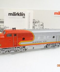 Märklin H0 3060 US Diesellok EMD F 7 Santa Fe in OVP JL4892