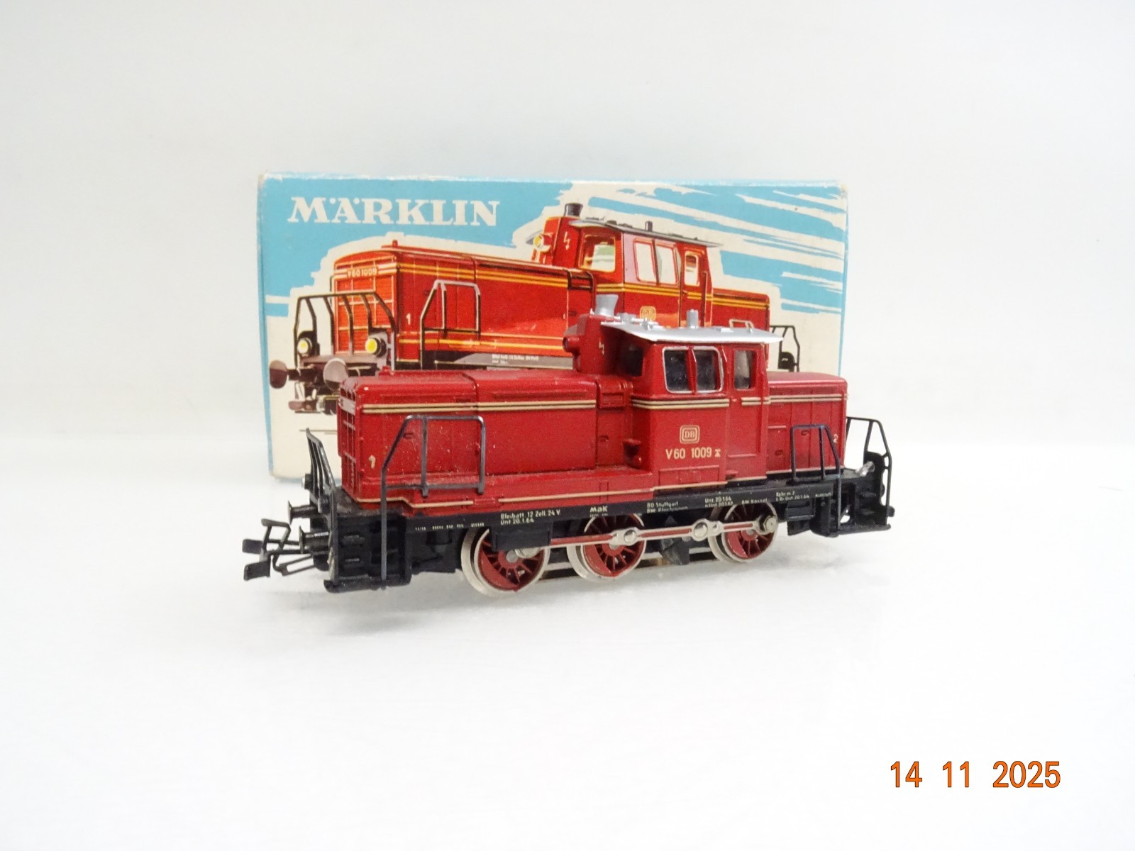 Märklin H0 3064 Diesellok V 60 1009 der DB in OVP JL4509