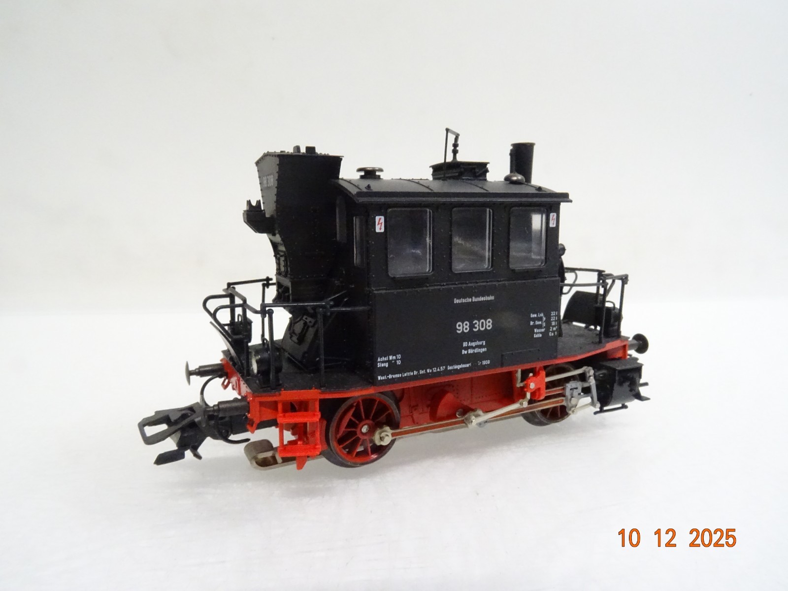 Märklin H0 3387 Dampflok BR 98 308 Glaskasten der DB in OVP JL4960 – Bild 3