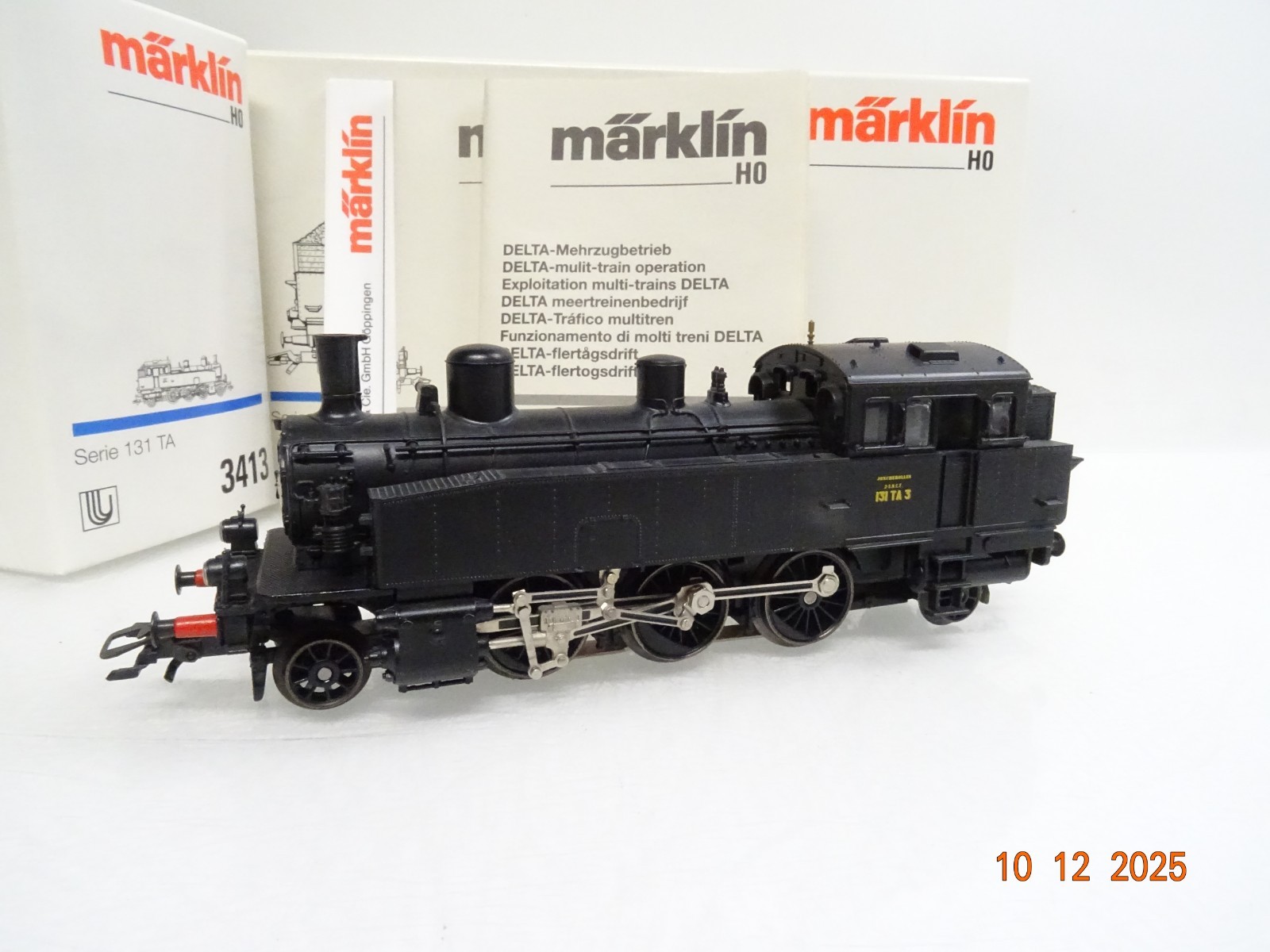 Märklin H0 3413 Frankreich Dampflok 131 TA 3 der SNCF Delta in OVP JL4961