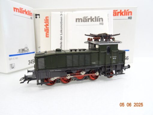 Märklin H0 3456 E-Lok E 60 12 der DB Delta in OVP JL928