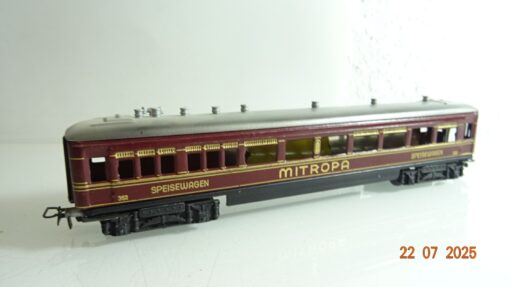 Märklin H0 352 Speisewagen Mitropa Blech, siehe Foto  RR2557 o.
